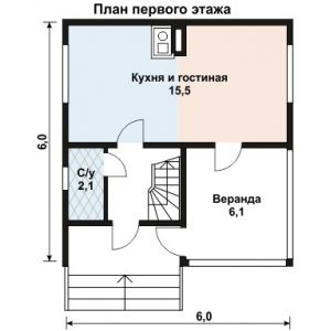 Краснослободск  52 кв.м